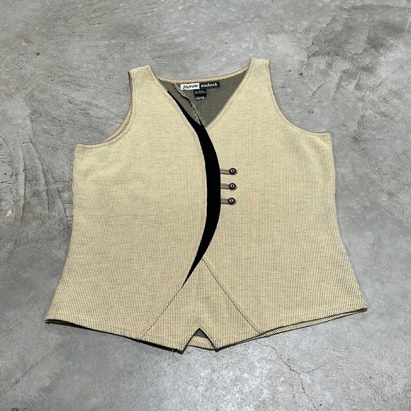 jamie sadock Tops - Jamie sad ok brand Tan‎ pull over top /Size L / D-91